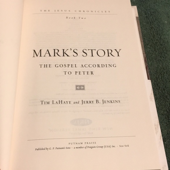 “Mark’s Story” from the Jesus Chronicles, Hardcover with dust jacket - Picture 3 of 3